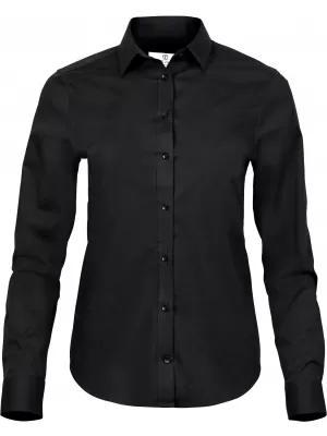 Cămașă de damă TEE JAYS | TJ 4025 NEGRU