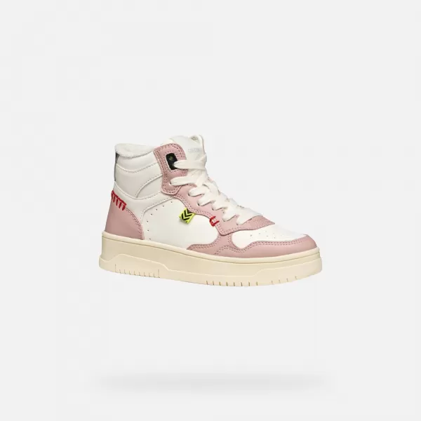  Adidași pentru fete GEOX LESTRELLA J56NLA000BCC0674 ALB 