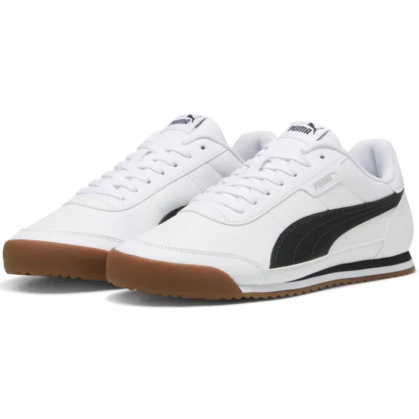  Pantofi pentru bărbați PUMA TURINO II 39745202 PUMA WHITE/PUMA BLACK/GREY 