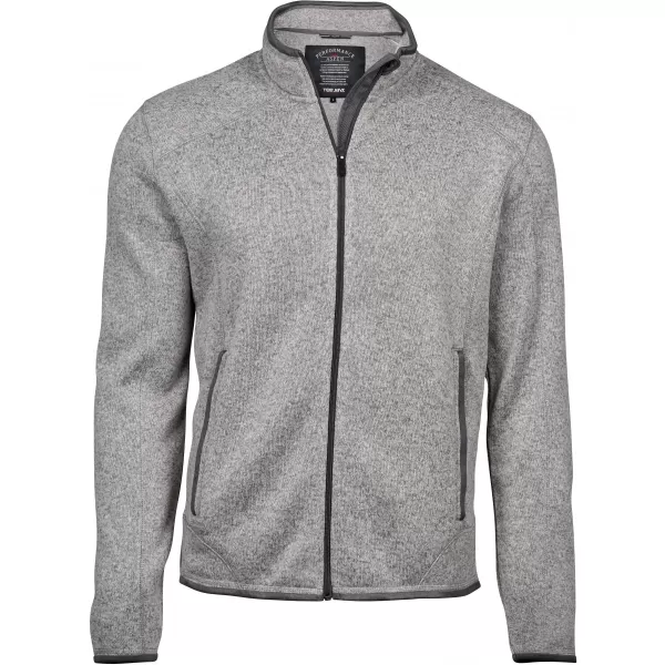  Hanorac pentru bărbați TEE JAYS | TJ 9615 MELANGE GRI 