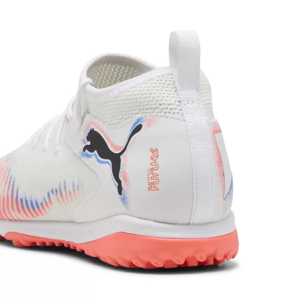  Pantofi pentru bebeluși PUMA FUTURE 8 MATCH TT + MID JR 10861601 WHITE/ ALB/PUMA NEGRU/ROȘU STRĂLUCITOR 