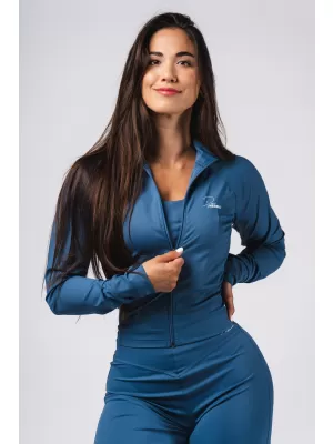 Trening Deni x Fitness cu fermoar 314 BLUE Nebbia