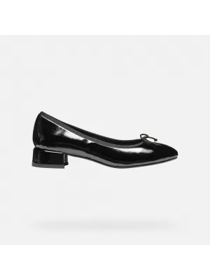 Pantofi de dama cu toc GEOX FLORETIA NEGRU
