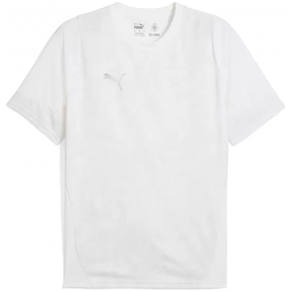  Jersey pentru bărbați PUMA TEAMCUP TRAINING JERSEY 659167_04 PUMA WHITE/PUMA SILVER 