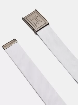 Cureaua pentru barbati UNDER ARMOUR M STRETCH WEBBING BELT 1383935-100 ALB