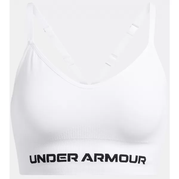  Sutien de damă UNDER ARMOUR VANISH SEAMLESS LOW BRA 1384417-100 ALB 
