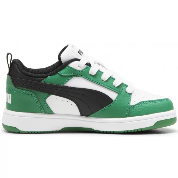  Cizme PUMA REBOUND V6 LO PS 39383405 PUMA WHITE/PUMA BLACK/VERDE 