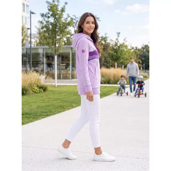  Hanorac de dama ALTISPORT GAE VIOLET DESCHIS 