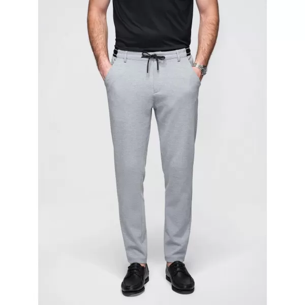  Pantaloni pentru bărbați OMBRE OM-PACP-0116 NEW GRI DESCHIS 