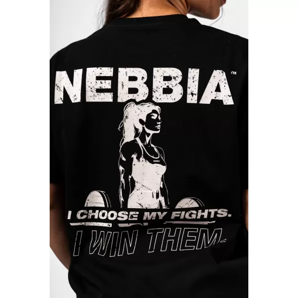 Tricou supradimensionat RESET 491 BLACK Nebbia 