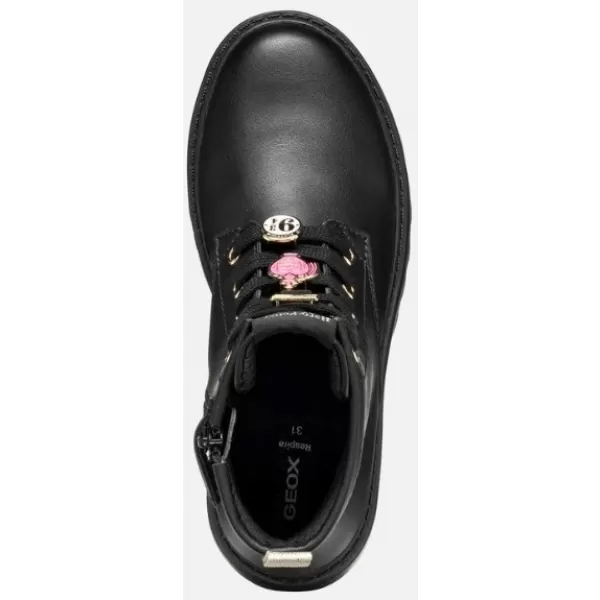  Botine pentru fete GEOX B462LC022FUC0724 NEGRU 