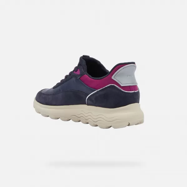  Adidași de damă GEOX SPHERICA PLUS FAST IN G009589 ALBASTRU ÎNCHIS 