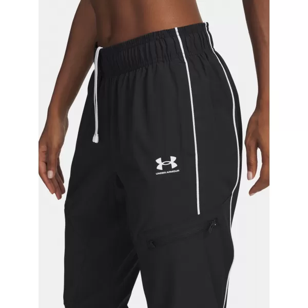  Pantaloni sport de damă UNDER ARMOUR UA W CHALLENGER WARMUP PANTS 6004076-001 NEGRU 
