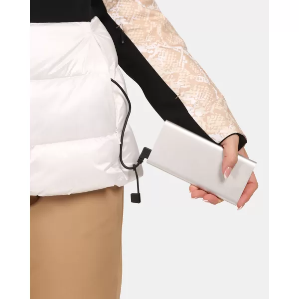  Jachetă de schi pentru femei KILPI LENA-W ZL0106KI ALB 