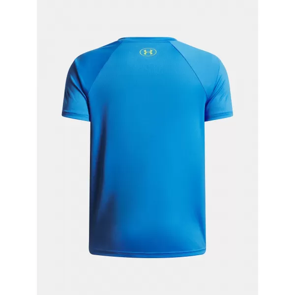  Tricou băieți UNDER ARMOUR UA TECH SPLIT WORDMARK SS 1383010-402 ALBASTRU 