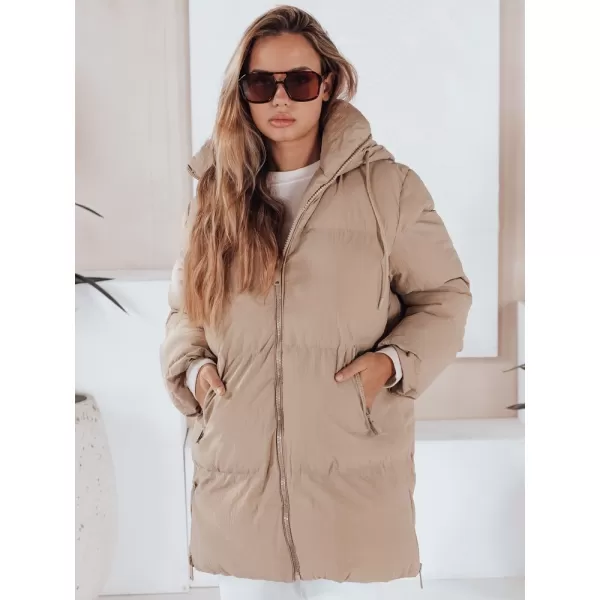  Geacă pentru doamne DSTREET TY3247 BEJ 