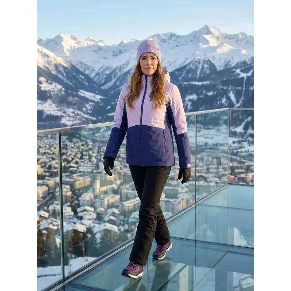  Geaca de iarna dama ALTISPORT GELSI VIOLET 