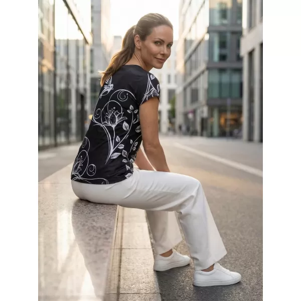  Cămașă de agrement pentru femei premium ALTISPORT VOJ/ALW106TR06 NEGRU 