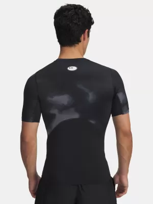 Tricou pentru bărbați UNDER ARMOUR UA HG ARMOUR PRINTED SS 1383321-003 NEGRU