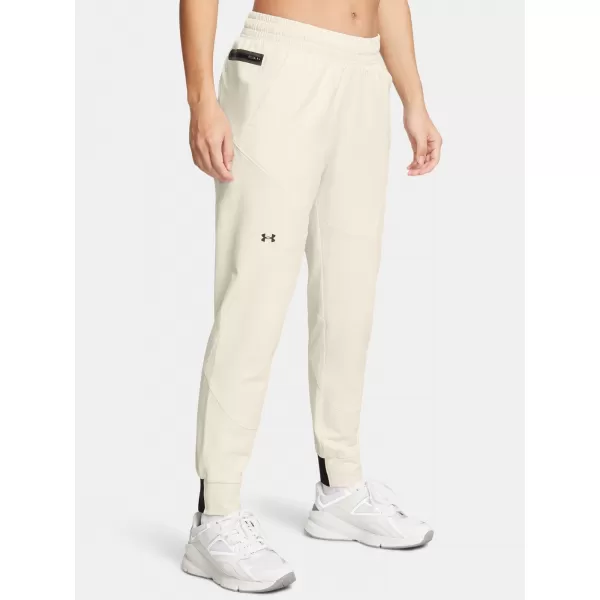 Pantaloni de trening pentru femei UNDER ARMOUR UA UNSTOPPABLE JOGGER 1376926-110 ALB 