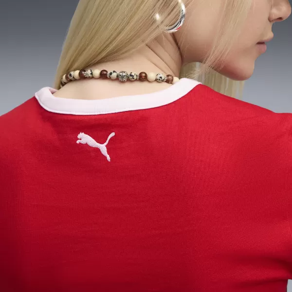  Tricou pentru femei PUMA FUTURE PENTRU TOTDEAUNA ROȘU 