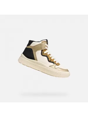 Adidași pentru fete GEOX LAQUINNY J56M3B054AJC1M2U CREMOS