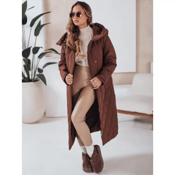  Palton de damă DSTREET TY4927 MARO 