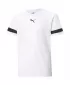 Jersey pentru copii PUMA FASTPLAY JSY V JR STRIPES3 60588601 PUMA ALB