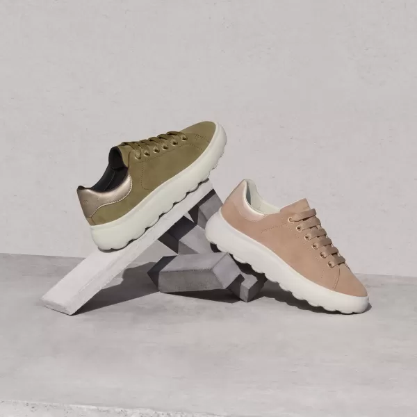  Adidași de damă GEOX SPHERICA EC4.1 G009311 KAKI 