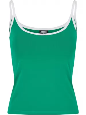 Maieu de damă URBAN CLASSICS TB7485A BROASCA VERDE/ALB/ALB/NEGRU
