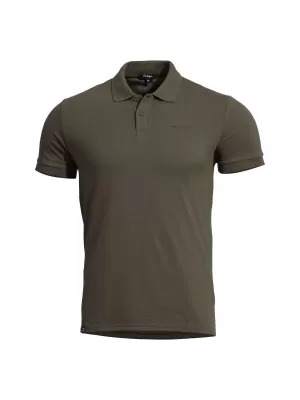 Tricou pentru bărbați cu guler PENTAGON MOTH PIQUET POLO SHIRT K09047 MARO GRI