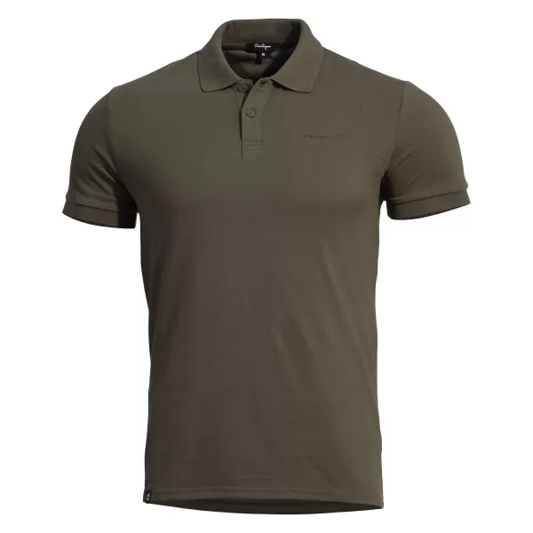  Tricou pentru bărbați cu guler PENTAGON MOTH PIQUET POLO SHIRT K09047 MARO GRI 