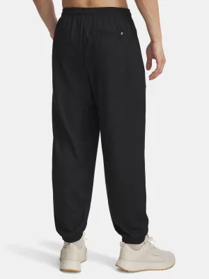 Pantaloni de trening pentru bărbați UNDER ARMOUR UA RIVAL WAFFLE JOGGER 1385932-001 NEGRU