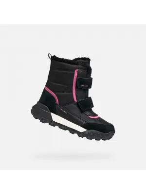Botine pentru fete GEOX TREKKYUP AB J46M7E08V22C0922 NEGRU