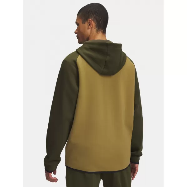 Hanorac pentru bărbați UNDER ARMOUR UA UNSTOPPABLE FLC FZ HD EU VERDE 
