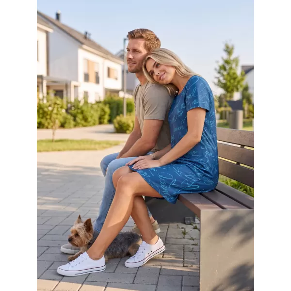  Tricou premium extins pentru femei ALTISPORT VOJ/ALW084SAT02 ALBASTRU 