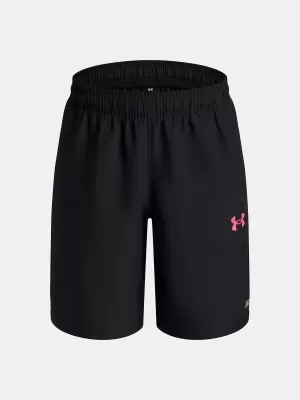 Pantaloni scurți pentru băieți UNDER ARMOUR UA TECH UTILITY WOVEN SHORTS 6005143-001 NEGRU