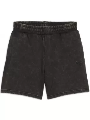 Pantaloni scurți de damă PUMA ESS ELEVATED WASH HIGH-WAIST SHORTS 5" TR 68810501 PUMA NEGRU