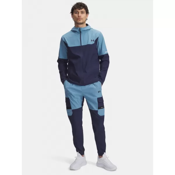  Pantaloni sport pentru bărbați UNDER ARMOUR UA TECH UTILITY WOVEN PANT 6004966-403 ALBASTRU 