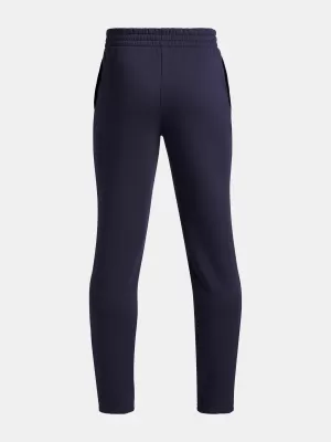 Pantaloni de trening pentru băieți UNDER ARMOUR UA RIVAL FLC CBLCK GRPHC JGR 6004995-403 ALBASTRU