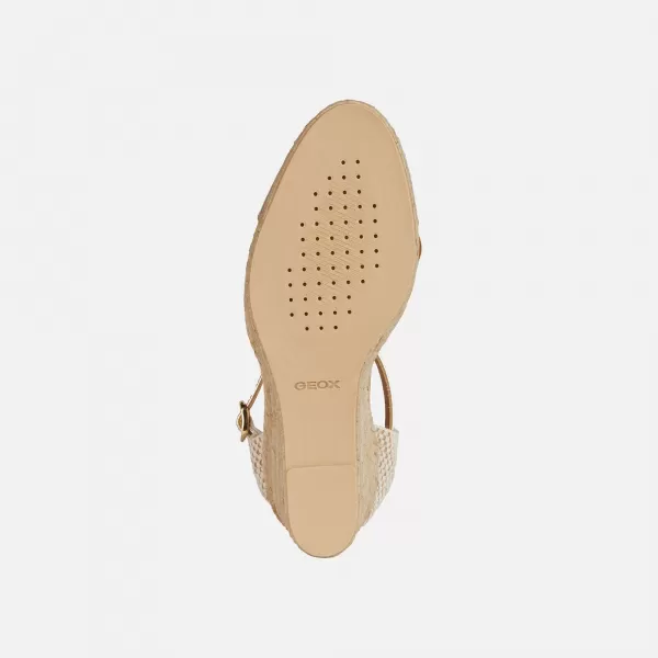  Sandale de dama GEOX GELSA LOW DE AUR 