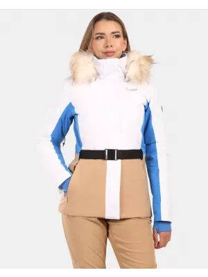 Jachetă de schi pentru femei KILPI CARRIE-W ZL0108KI ALB