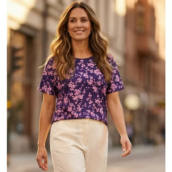  Tricou pentru femei ALTISPORT GYLDA ALBASTRU ÎNCHIS 
