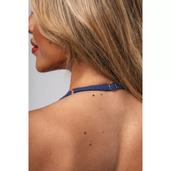  Sutien sport cu ridicare fără cusături FLOW SEAMLESS 495 BLUE Nebbia 