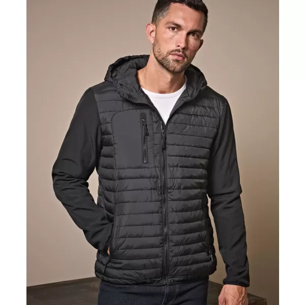  Jachetă pentru bărbați TEE JAYS | TJ 9628 NEGRU/NEGRU 