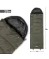 Sac de dormit PENTAGON MAJOR SLEEPING BAG 370GR/M² D19002 MARO GRI