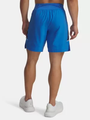 Pantaloni scurți pentru bărbați UNDER ARMOUR UA LAUNCH PRO 2N1 7 SHORTS ALBASTRU