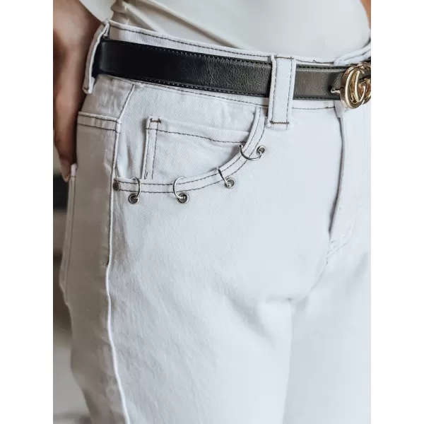  Pantalonii pentru doamne DSTREET UY2432 ALB 