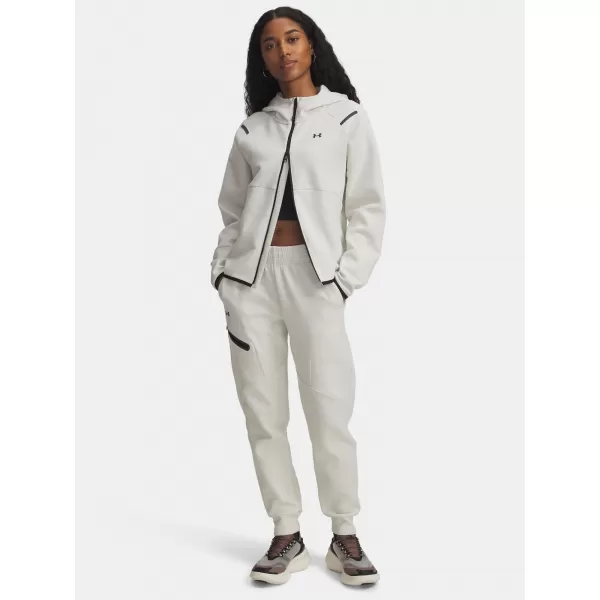  Pantaloni de trening pentru femei UNDER ARMOUR UNSTOPPABLE FLC JOGGER 1379846-110 ALB 