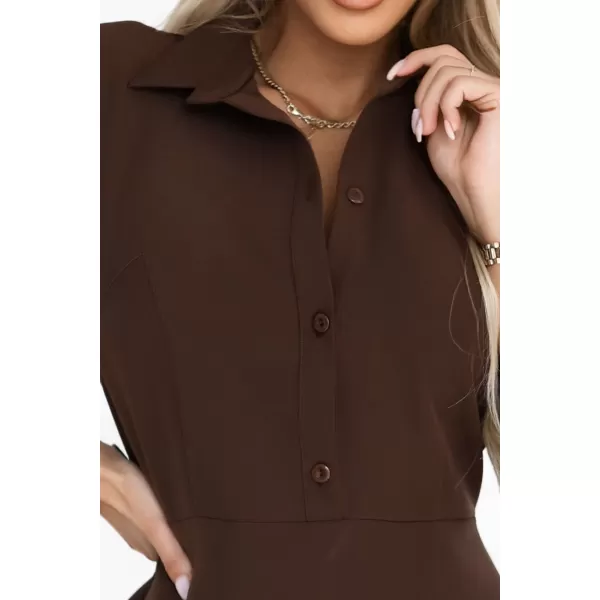  Rochie NUMOCO 286-9 CIOCOLATĂ 